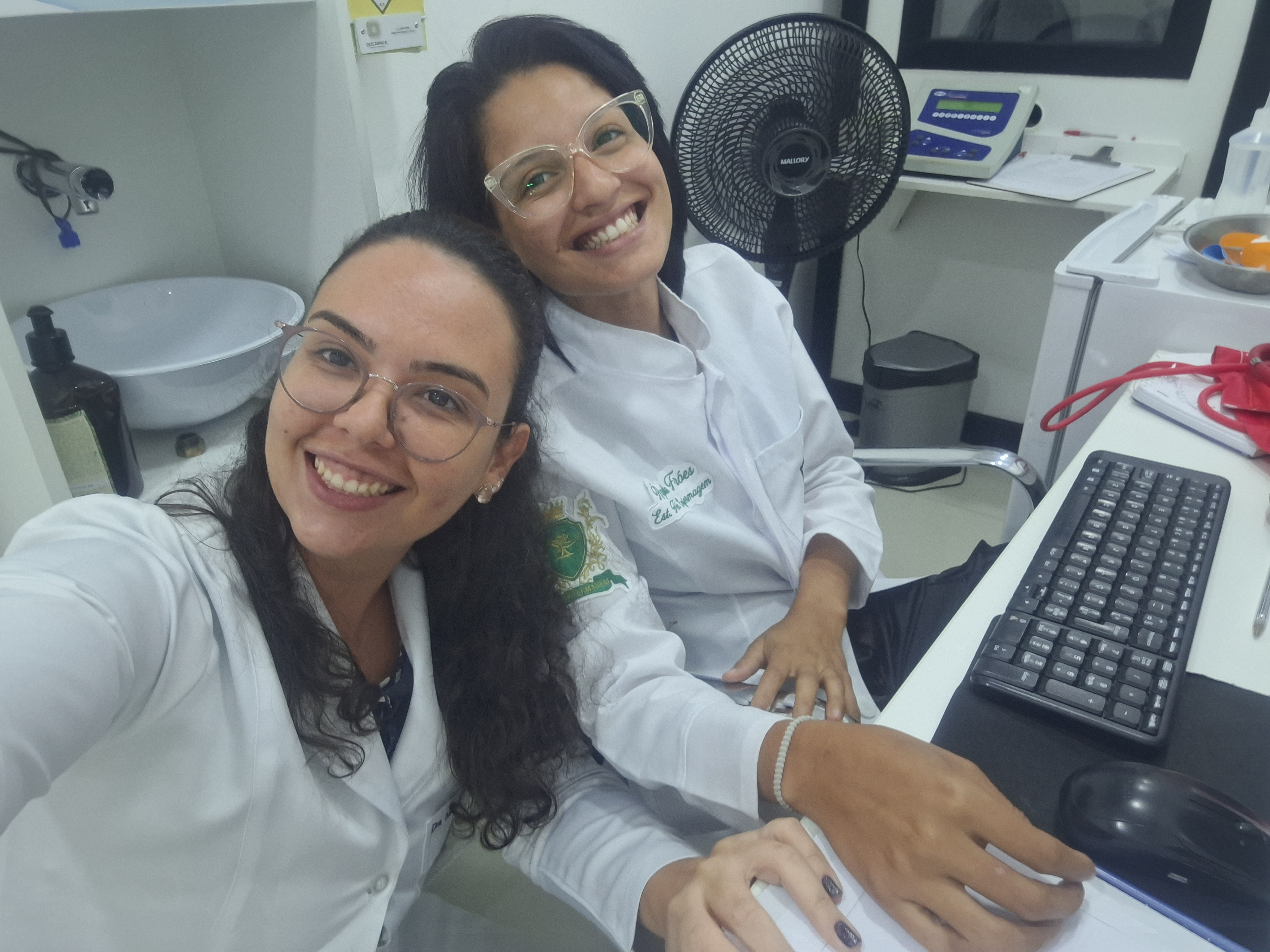 Momento no consultório